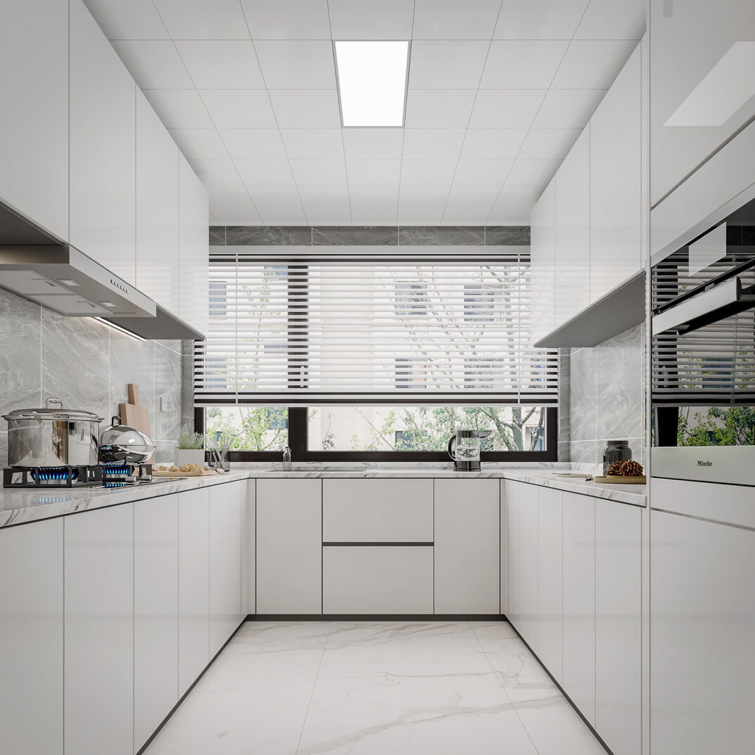 國際公館145㎡四室三廳現(xiàn)代風(fēng)格廚房裝修效果圖